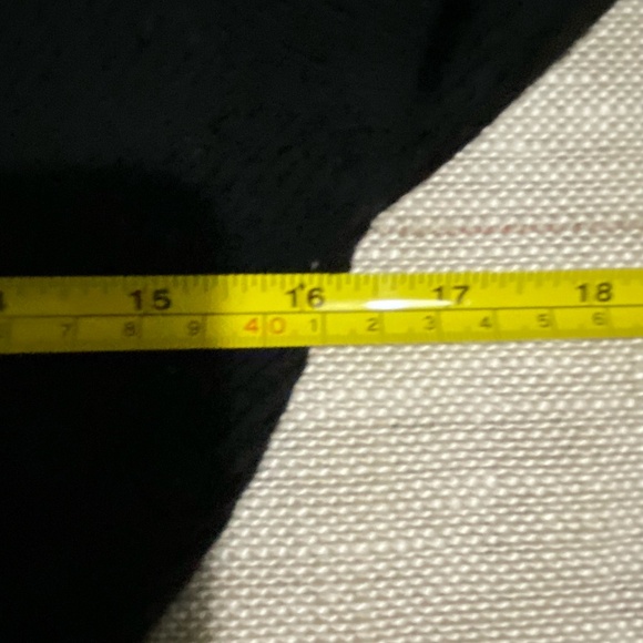 Workhall Black Knit Wrap Style Long Sleeve Fitted V-Neck Sweater- Sz-M - Picture 14 of 16